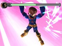 une photo d'Ã©cran de Skies of Arcadia Legends sur Nintendo Gamecube